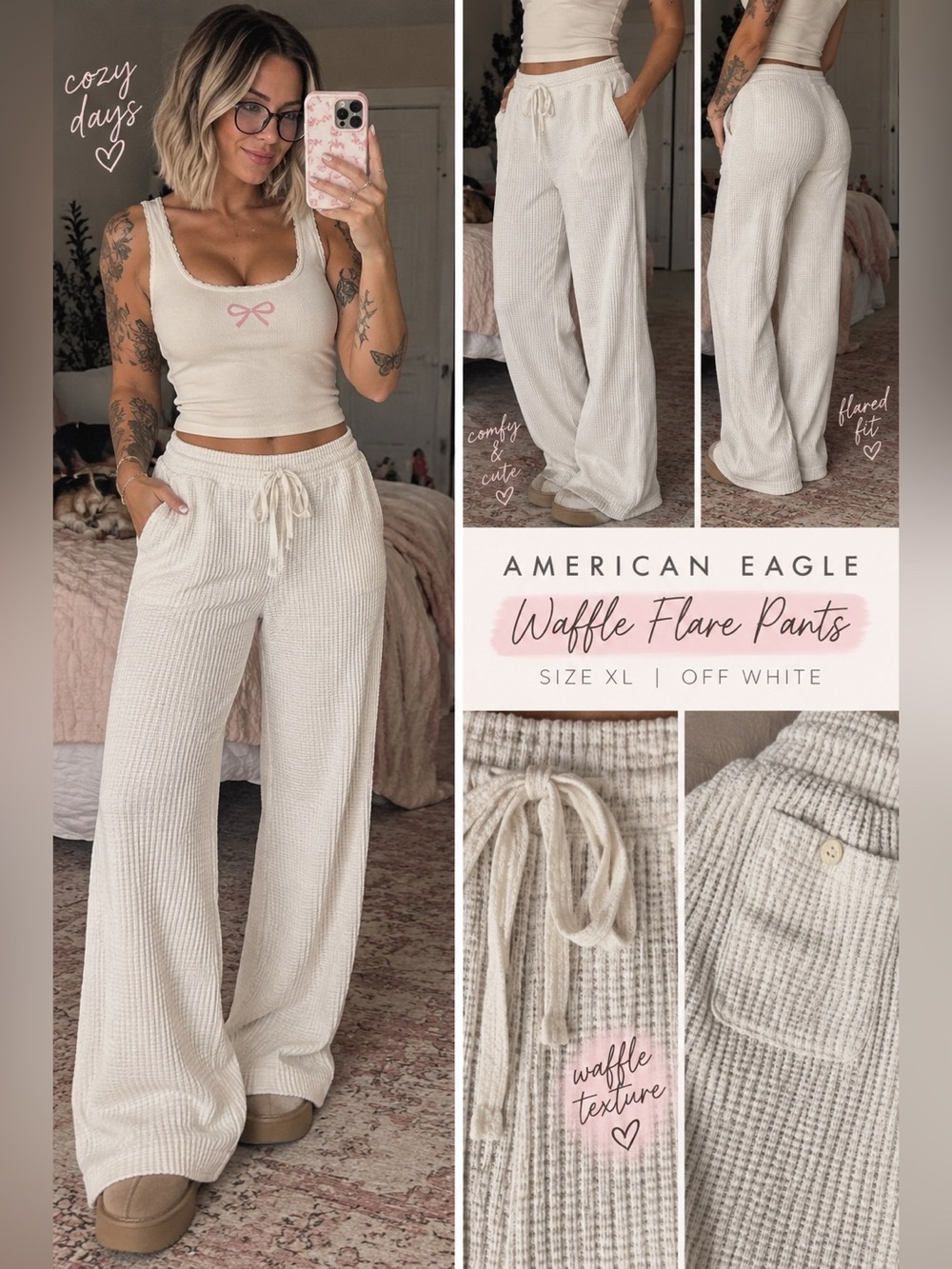 American Eagle Waffle Sweats